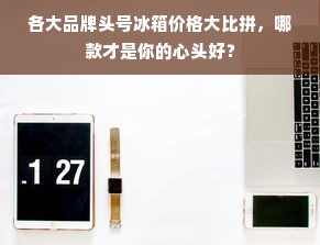 各大品牌头号冰箱价格大比拼，哪款才是你的心头好？