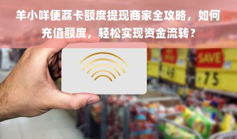 羊小咩便荔卡额度提现商家全攻略，如何充值额度，轻松实现资金流转？