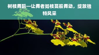 树枝舞蹈—让舞者如枝蔓般舞动，绽放独特风采