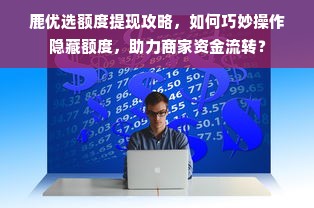 鹿优选额度提现攻略，如何巧妙操作隐藏额度，助力商家资金流转？