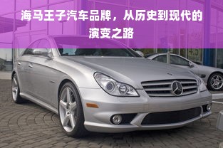 海马王子汽车品牌，从历史到现代的演变之路