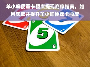 羊小咩便荔卡额度提现商家指南，如何获取并提升羊小咩便荔卡额度