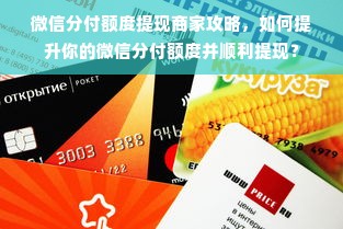 微信分付额度提现商家攻略，如何提升你的微信分付额度并顺利提现？