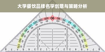 大学餐饮品牌名字创意与策略分析
