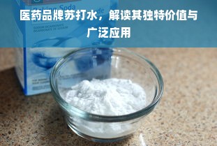 医药品牌苏打水，解读其独特价值与广泛应用