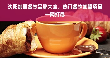 沈阳加盟餐饮品牌大全，热门餐饮加盟项目一网打尽