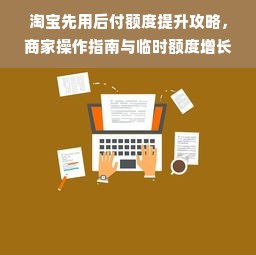 淘宝先用后付额度提升攻略，商家操作指南与临时额度增长技巧