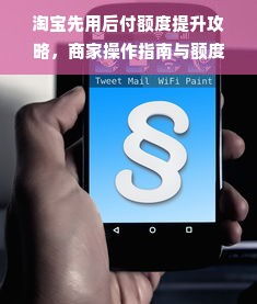 淘宝先用后付额度提升攻略，商家操作指南与额度快速增加方法