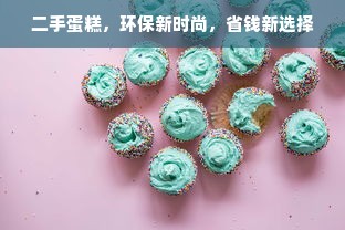 二手蛋糕，环保新时尚，省钱新选择