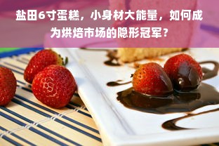 盐田6寸蛋糕，小身材大能量，如何成为烘焙市场的隐形冠军？