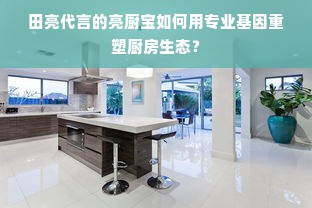 田亮代言的亮厨宝如何用专业基因重塑厨房生态？