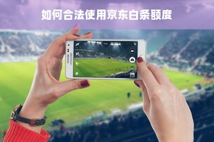 如何合法使用京东白条额度
