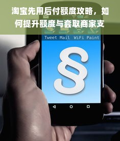 淘宝先用后付额度攻略，如何提升额度与套取商家支持？
