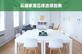 云端家居品牌选择指南
