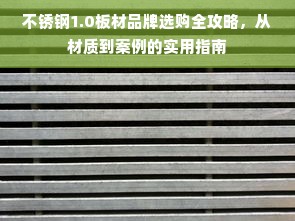 不锈钢1.0板材品牌选购全攻略，从材质到案例的实用指南