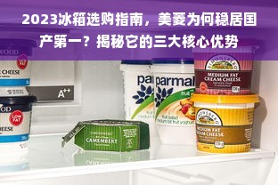 2023冰箱选购指南，美菱为何稳居国产第一？揭秘它的三大核心优势