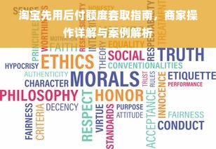 淘宝先用后付额度套取指南，商家操作详解与案例解析