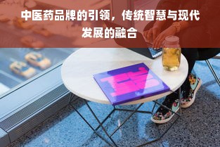 中医药品牌的引领，传统智慧与现代发展的融合