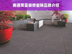 南通奥亚装修瓷砖品牌介绍