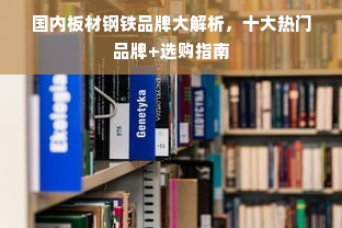 国内板材钢铁品牌大解析，十大热门品牌+选购指南
