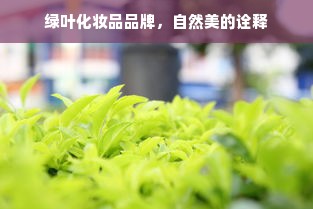绿叶化妆品品牌，自然美的诠释