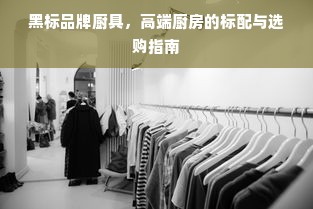 黑标品牌厨具，高端厨房的标配与选购指南