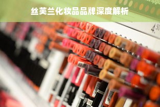 丝芙兰化妆品品牌深度解析