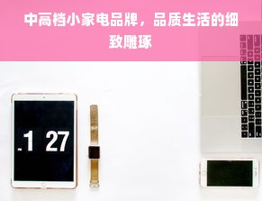 中高档小家电品牌，品质生活的细致雕琢
