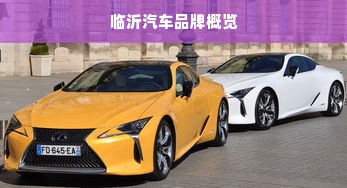 临沂汽车品牌概览