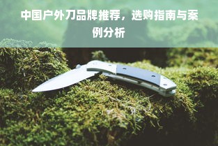 中国户外刀品牌推荐，选购指南与案例分析