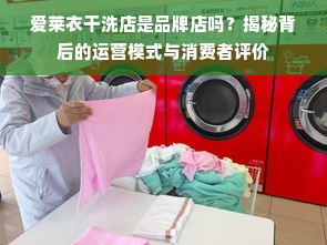 爱莱衣干洗店是品牌店吗？揭秘背后的运营模式与消费者评价