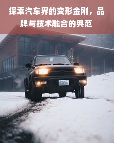 探索汽车界的变形金刚，品牌与技术融合的典范