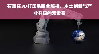 石家庄3D打印品牌全解析，本土创新与产业升级的双重奏