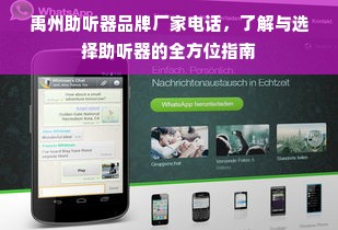 禹州助听器品牌厂家电话，了解与选择助听器的全方位指南