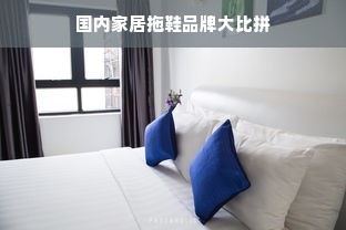 国内家居拖鞋品牌大比拼