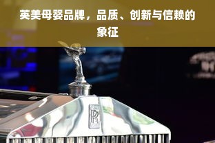 英美母婴品牌，品质、创新与信赖的象征