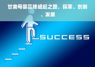 甘肃母婴品牌崛起之路，探索、创新、发展