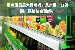 星牌厨具是大品牌吗？从产品、口碑到市场地位全面解析