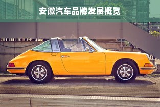 安徽汽车品牌发展概览