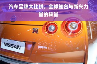 汽车品牌大比拼，全球知名与新兴力量的较量