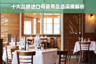 十大品牌进口母婴用品店深度解析