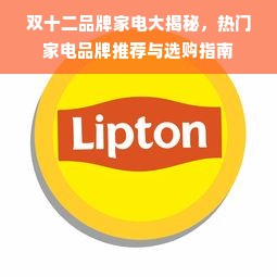 双十二品牌家电大揭秘，热门家电品牌推荐与选购指南