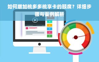 如何增加桃多多桃享卡的额度？详细步骤与案例解析