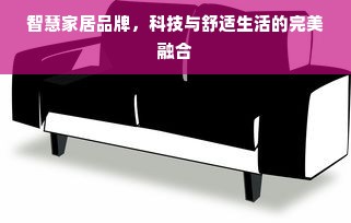智慧家居品牌，科技与舒适生活的完美融合