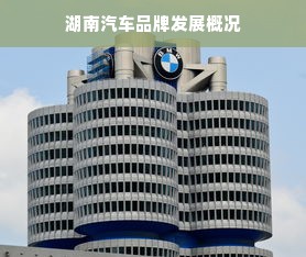 湖南汽车品牌发展概况