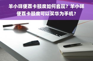 羊小咩便荔卡额度如何套现？羊小咩便荔卡额度可以买华为手机？