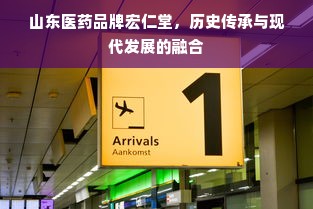 山东医药品牌宏仁堂，历史传承与现代发展的融合