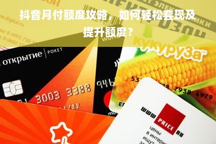 抖音月付额度攻略，如何轻松套现及提升额度？