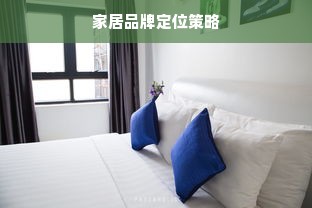 家居品牌定位策略