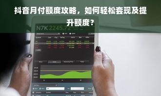 抖音月付额度攻略，如何轻松套现及提升额度？
